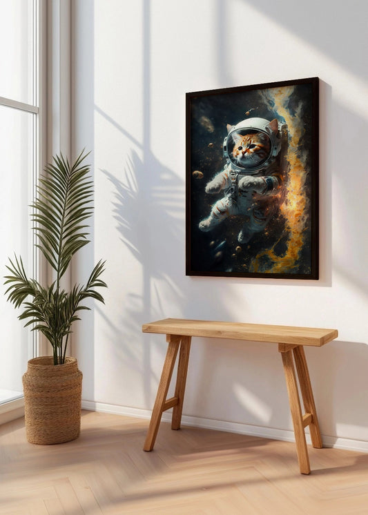 Cuadro ​Gatito astronauta