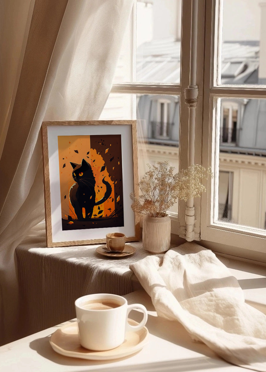 Cuadro ​Orange cat