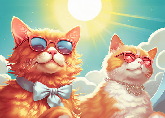 Cuadro ​Holidays cats