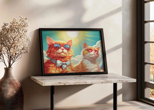 Cuadro ​Holidays cats