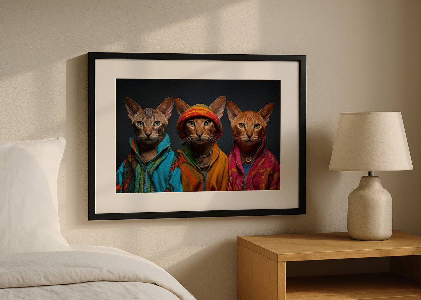 Cuadro ​Gatos raperos
