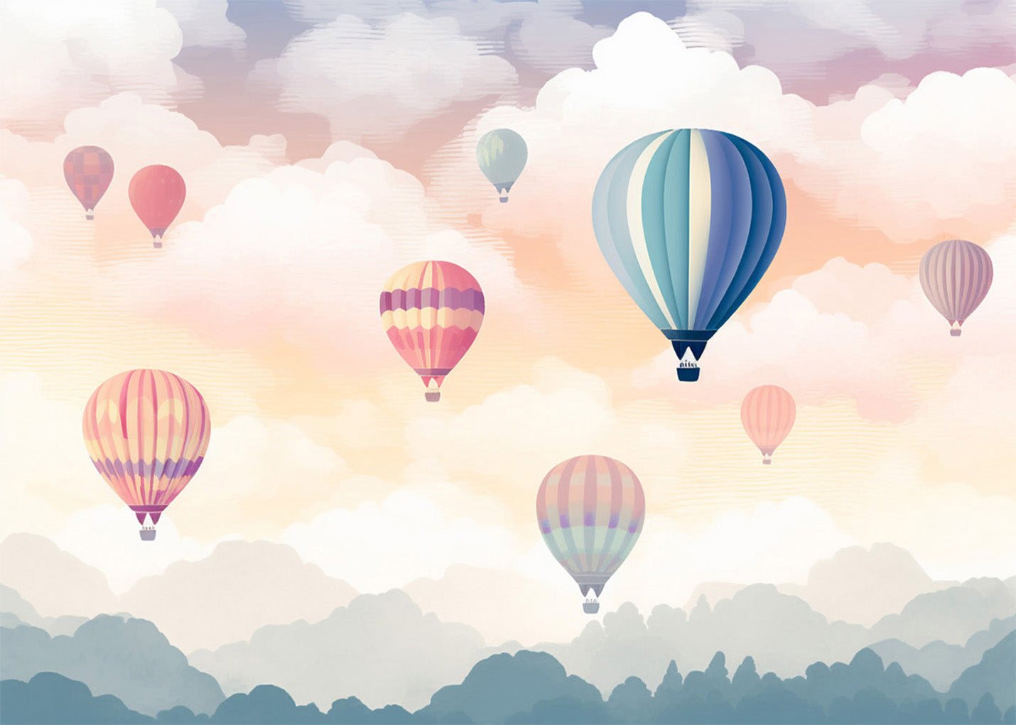 Cuadro ​Globos aerostáticos