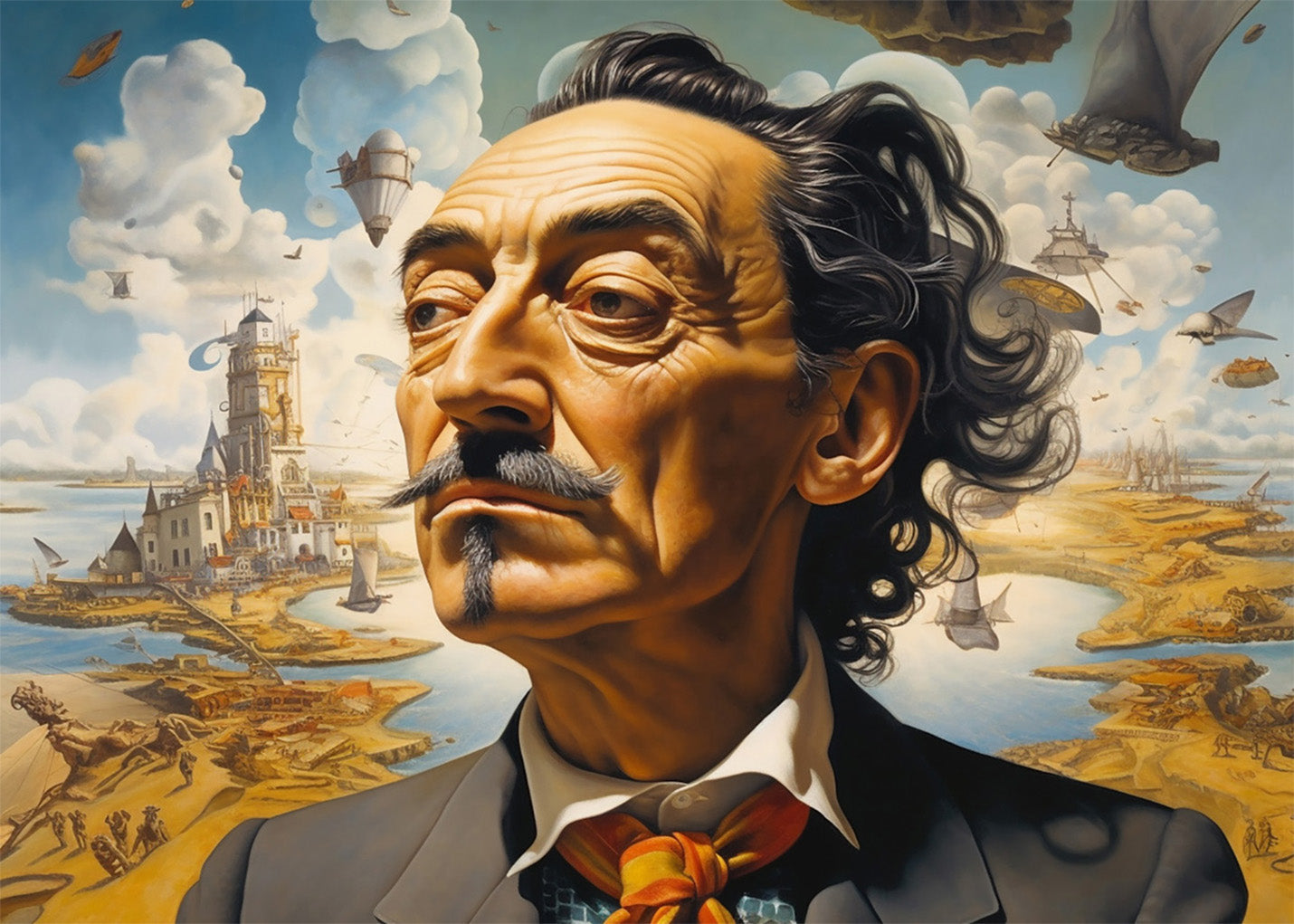Cuadro ​Homenaje a Dalí
