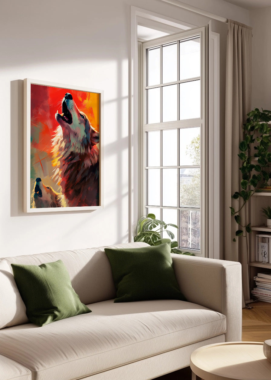 Cuadro ​Praying wolf