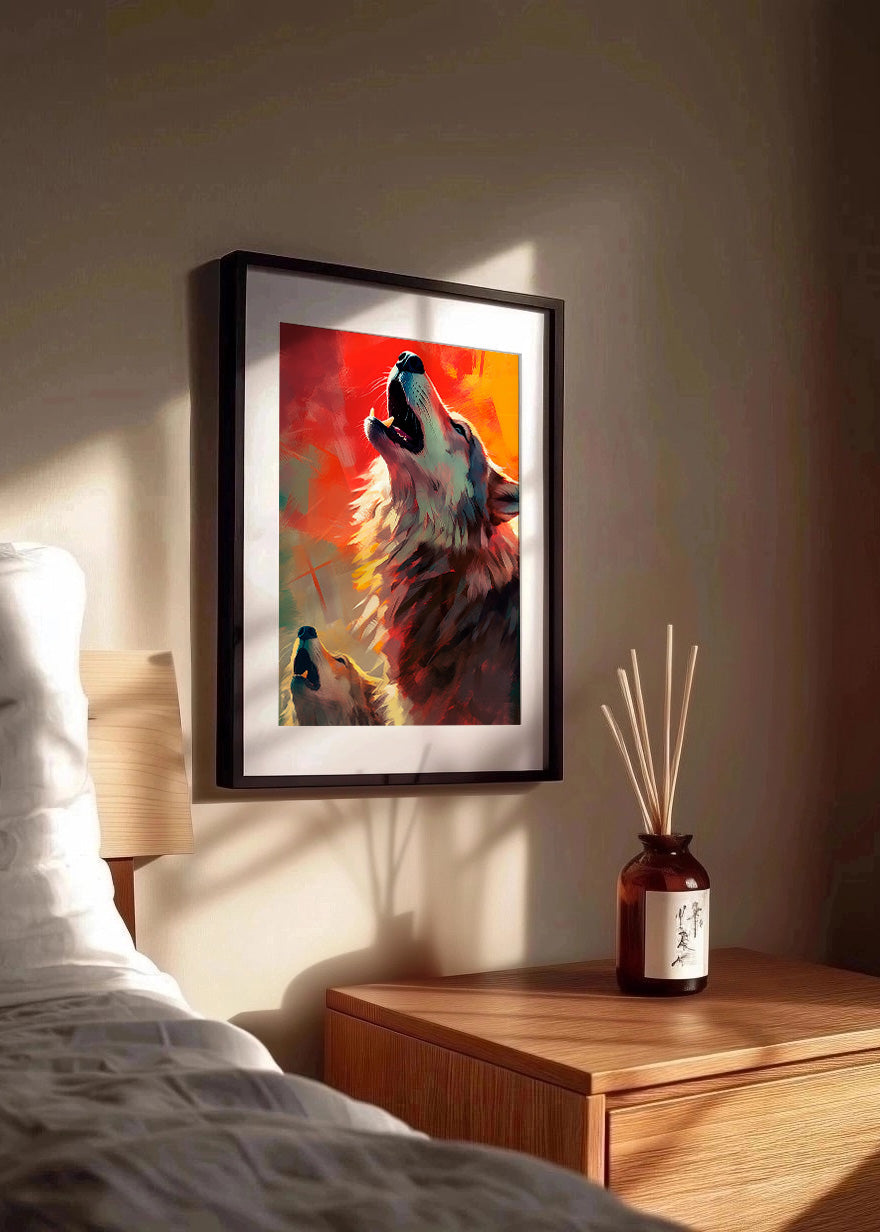 Cuadro ​Praying wolf