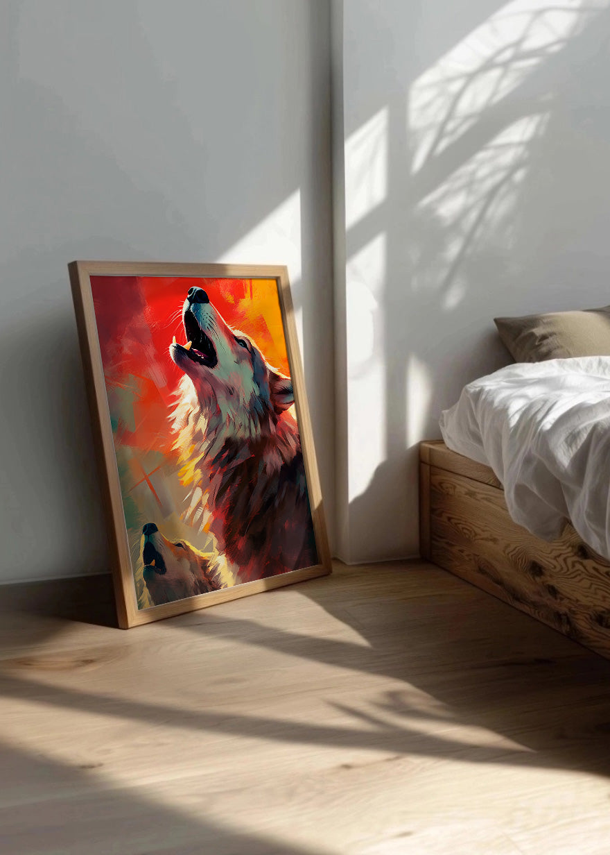 Cuadro ​Praying wolf