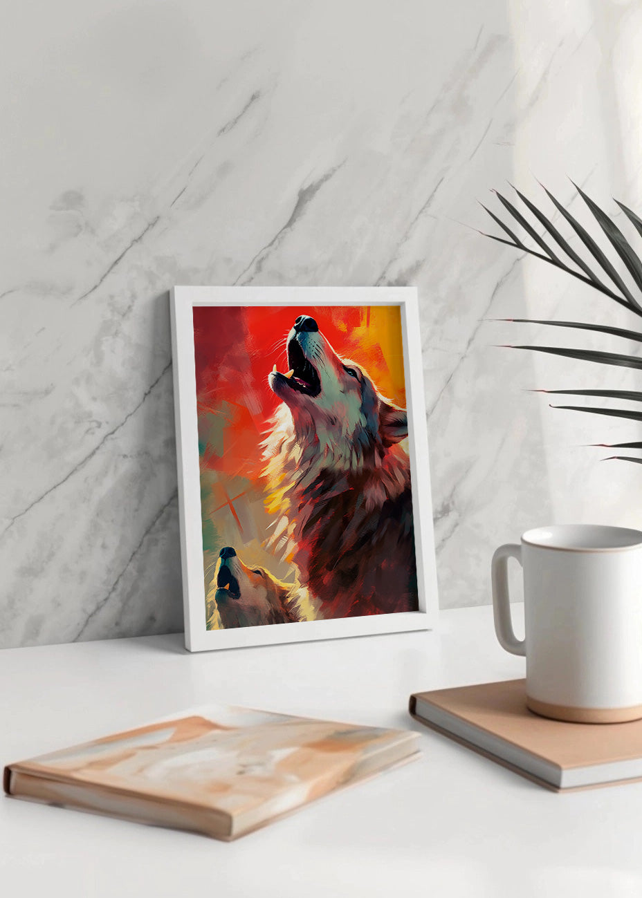 Cuadro ​Praying wolf