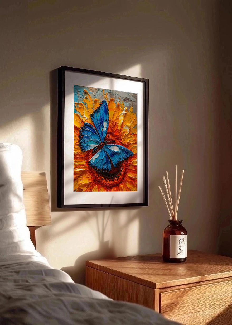 Cuadro ​Mariposa azul real
