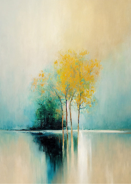 Cuadro ​Árbol de verano (impresionista)