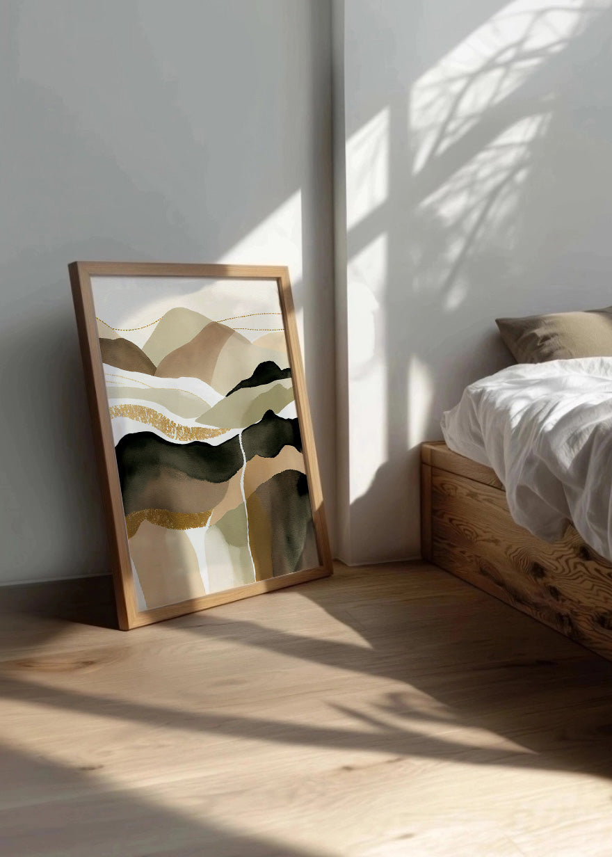 Cuadro ​Marrón ocre