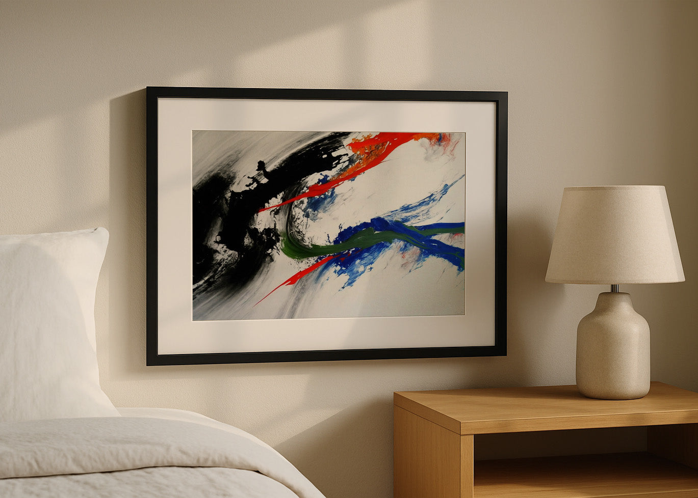 Cuadro ​Mezcla de colores de pared