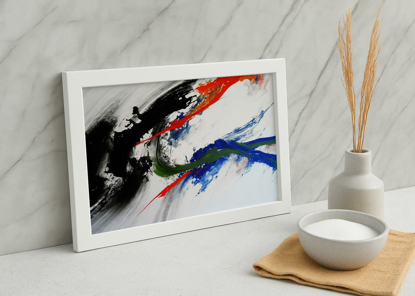 Cuadro ​Mezcla de colores de pared