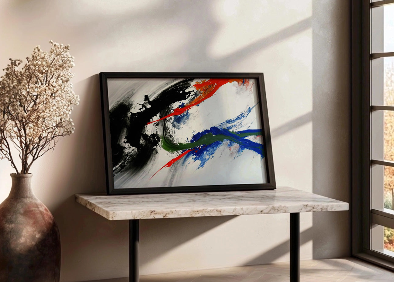 Cuadro ​Mezcla de colores de pared