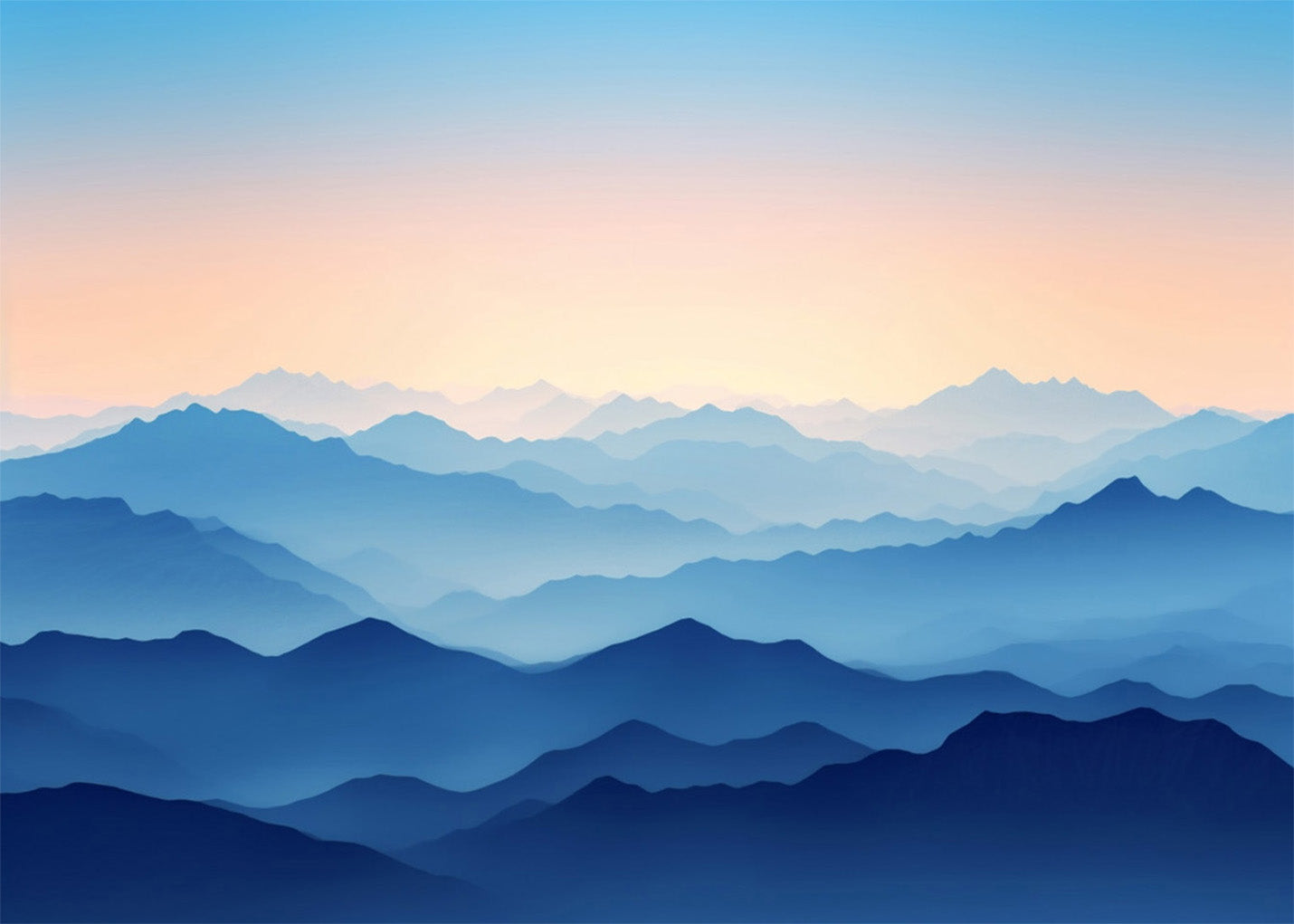 Cuadro ​Atardecer de cordillera