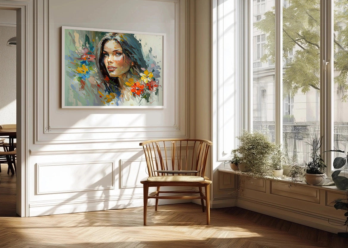 Cuadro ​Retrato de mujer bella