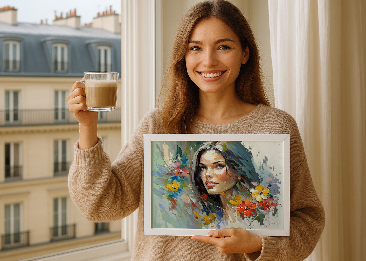 Cuadro ​Retrato de mujer bella