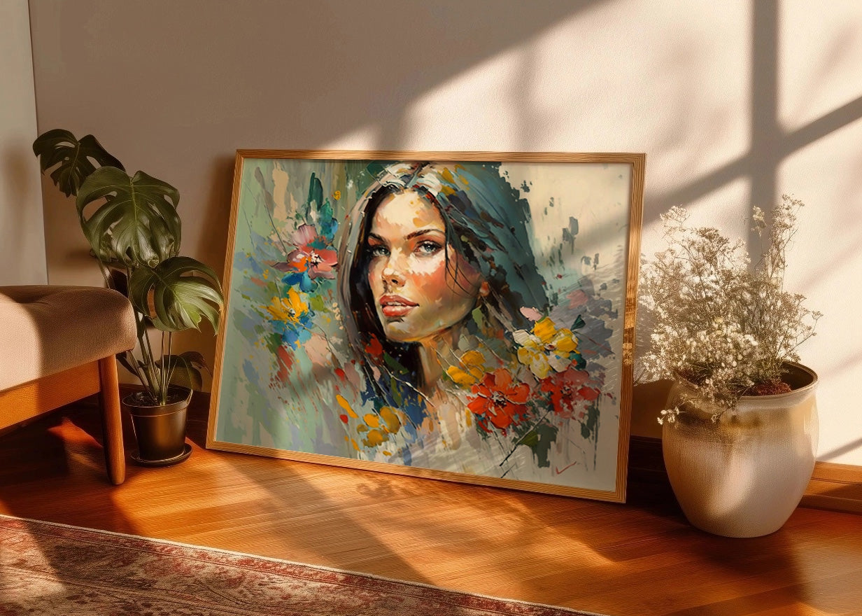Cuadro ​Retrato de mujer bella