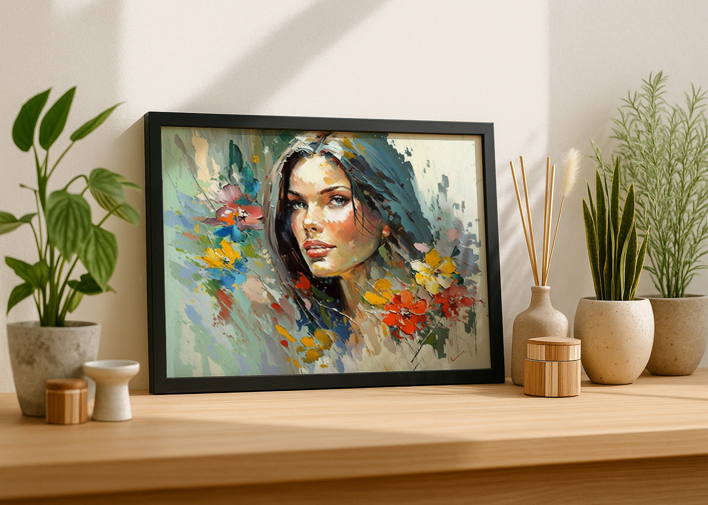 Cuadro ​Retrato de mujer bella