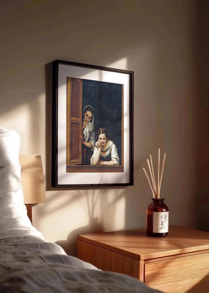 Cuadro Mujeres en la ventana (Murillo)