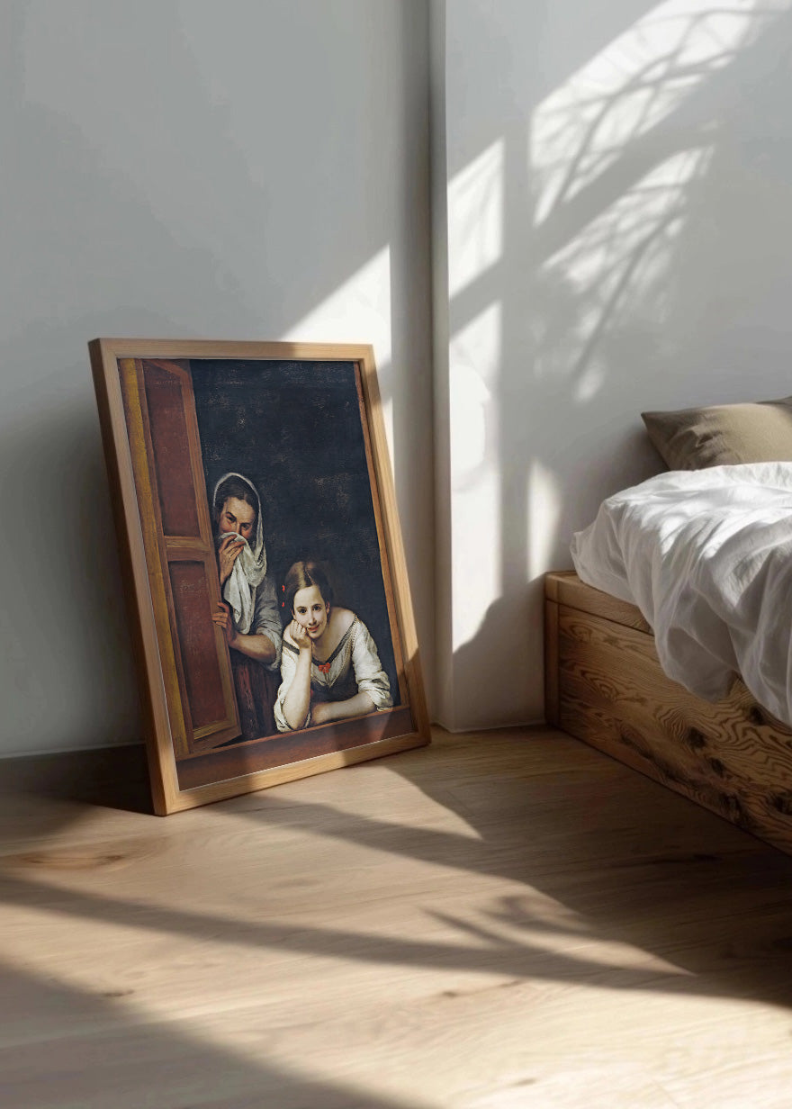 Cuadro Mujeres en la ventana (Murillo)