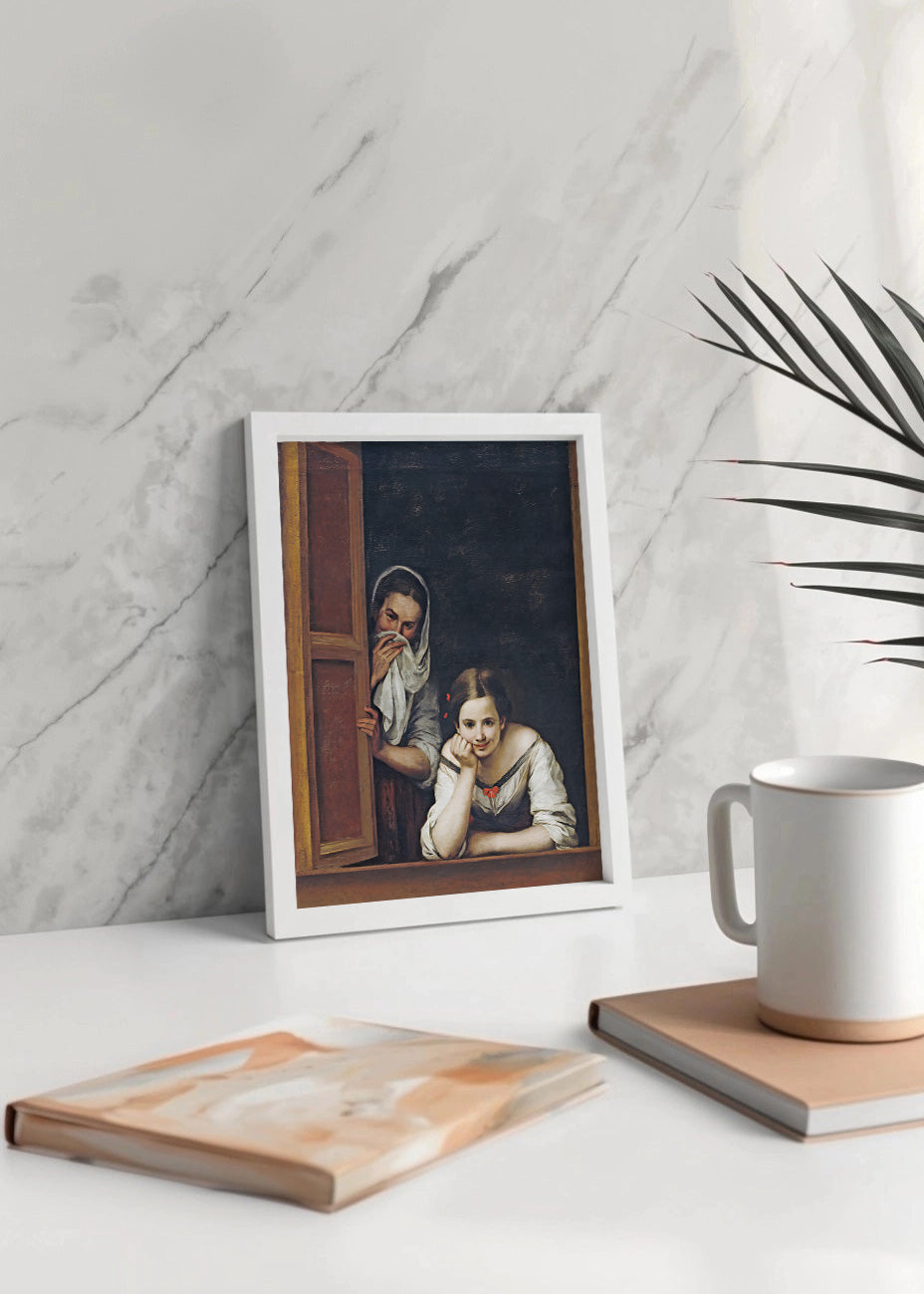 Cuadro Mujeres en la ventana (Murillo)