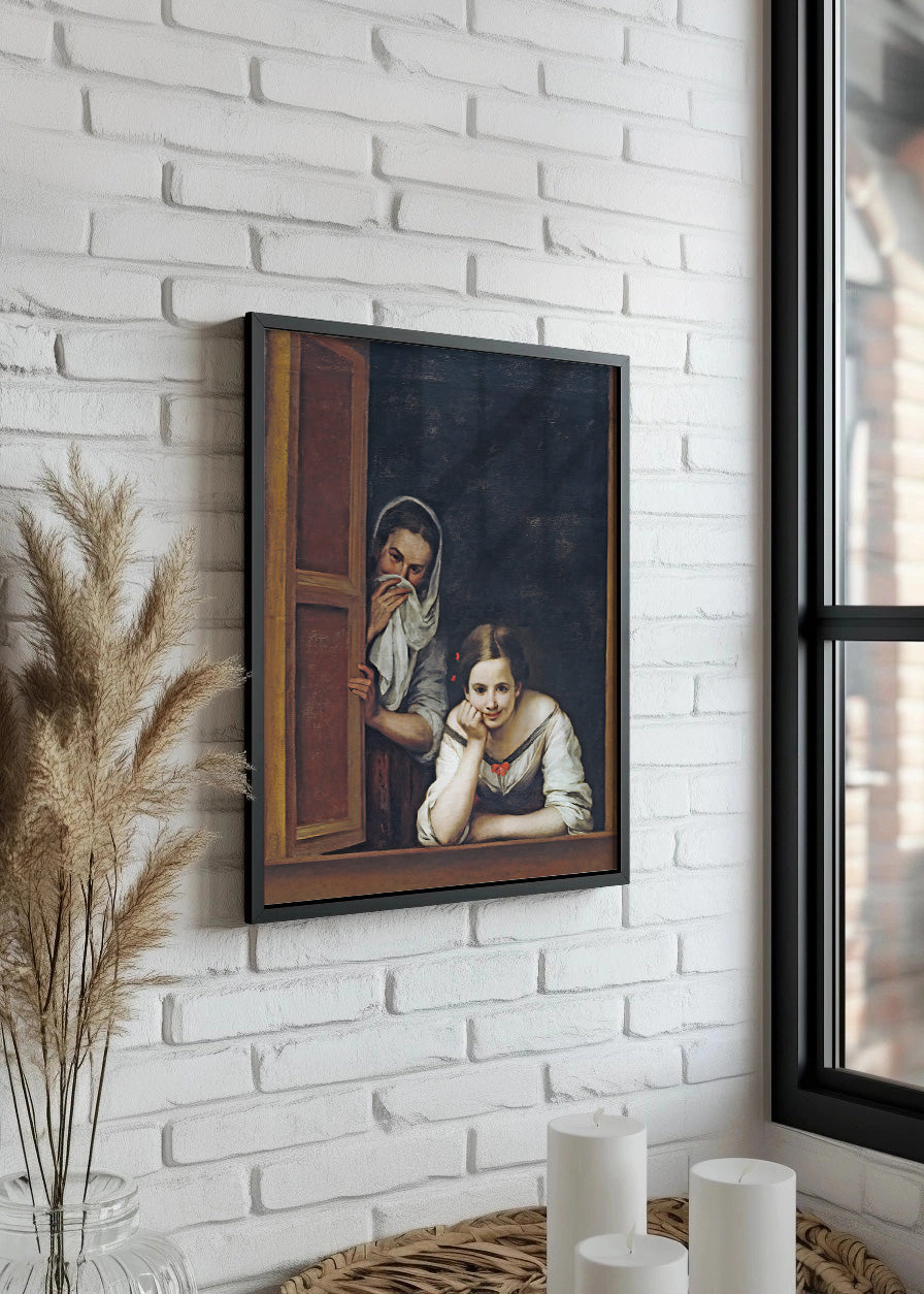 Cuadro Mujeres gallegas en la ventana (Murillo)