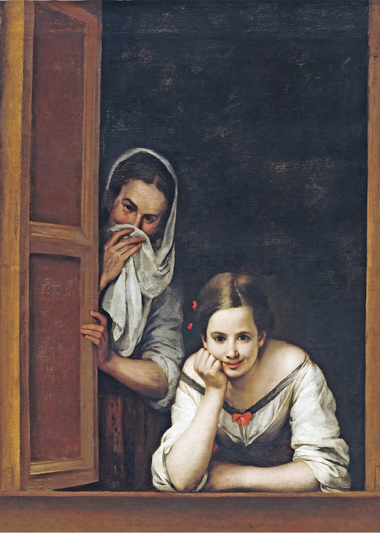 Cuadro Mujeres en la ventana(Murillo)