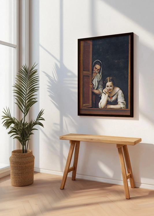 Cuadro Mujeres en la ventana (Murillo)