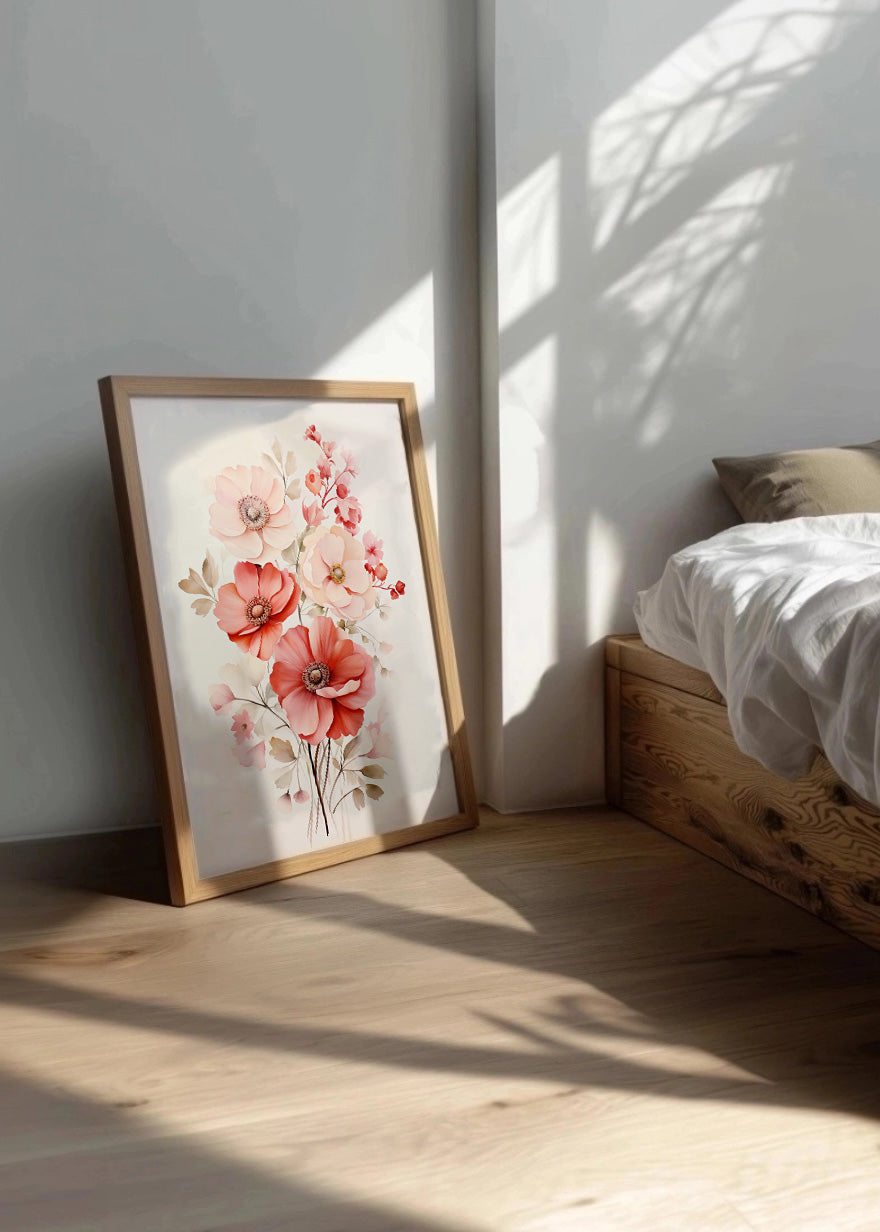 Cuadro ​Pinky flowers