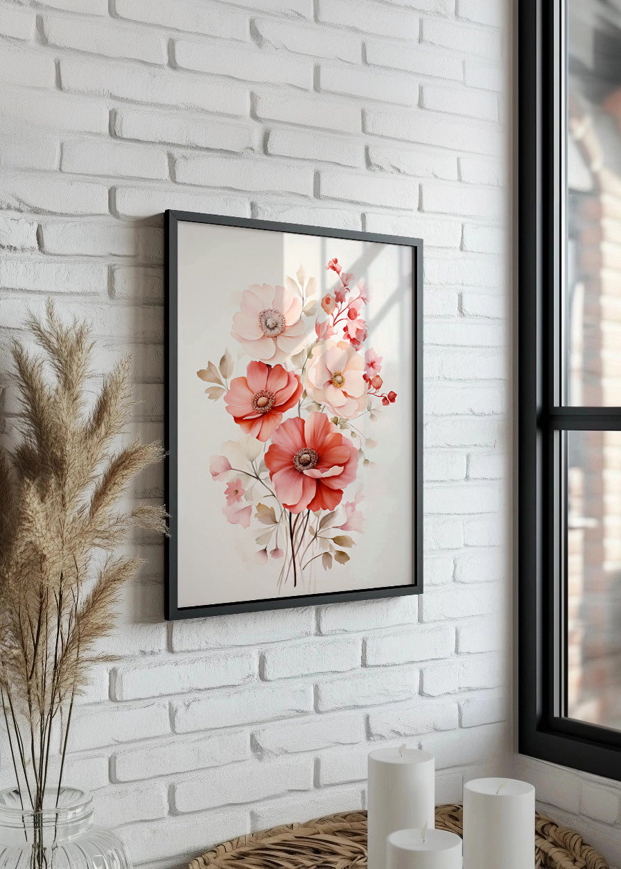 Cuadro ​Pinky flowers