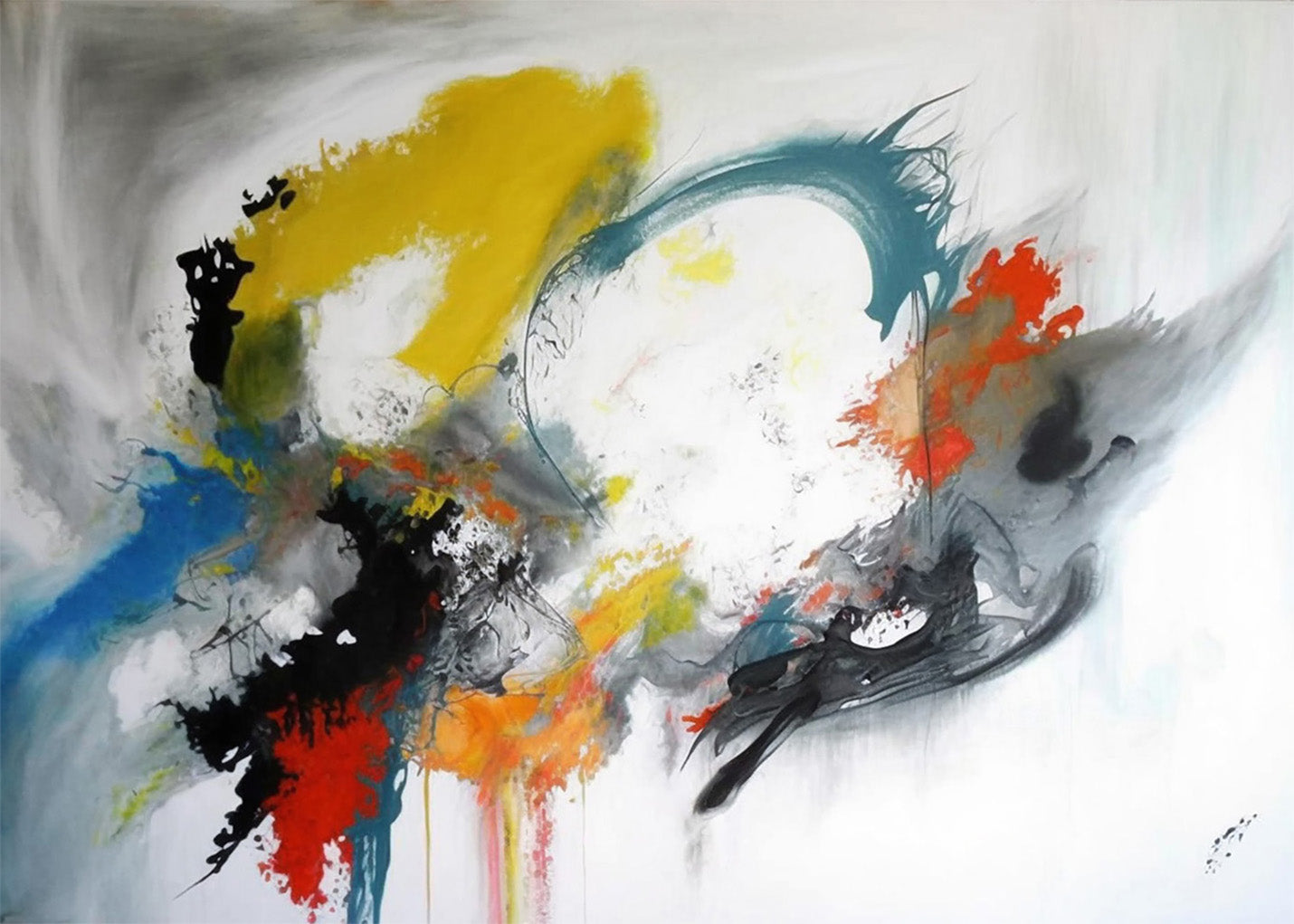 Cuadro ​Mezcla de colores abstractos
