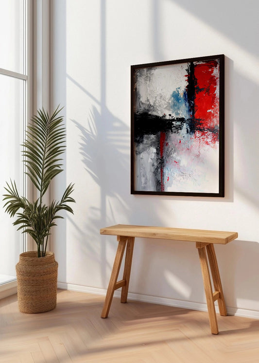 Cuadro ​Pared entre colores