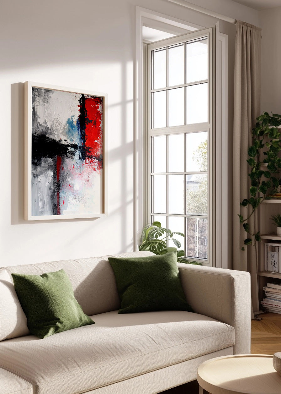 Cuadro ​Pared entre colores