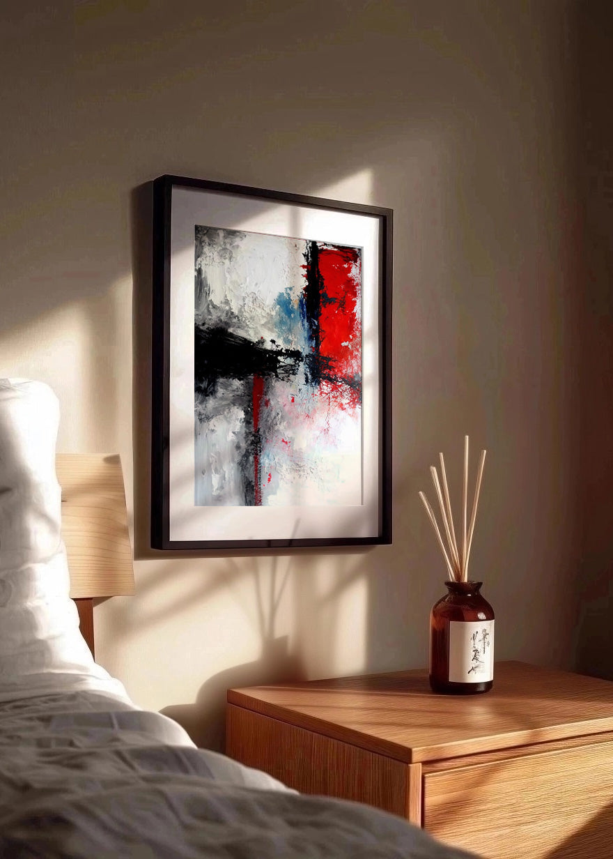 Cuadro ​Pared entre colores