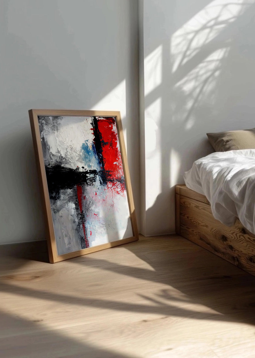 Cuadro ​Pared entre colores