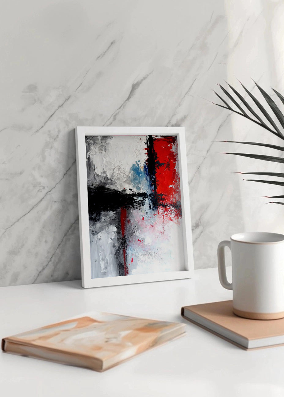 Cuadro ​Pared entre colores