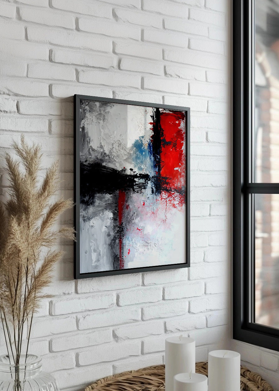 Cuadro ​Pared entre colores