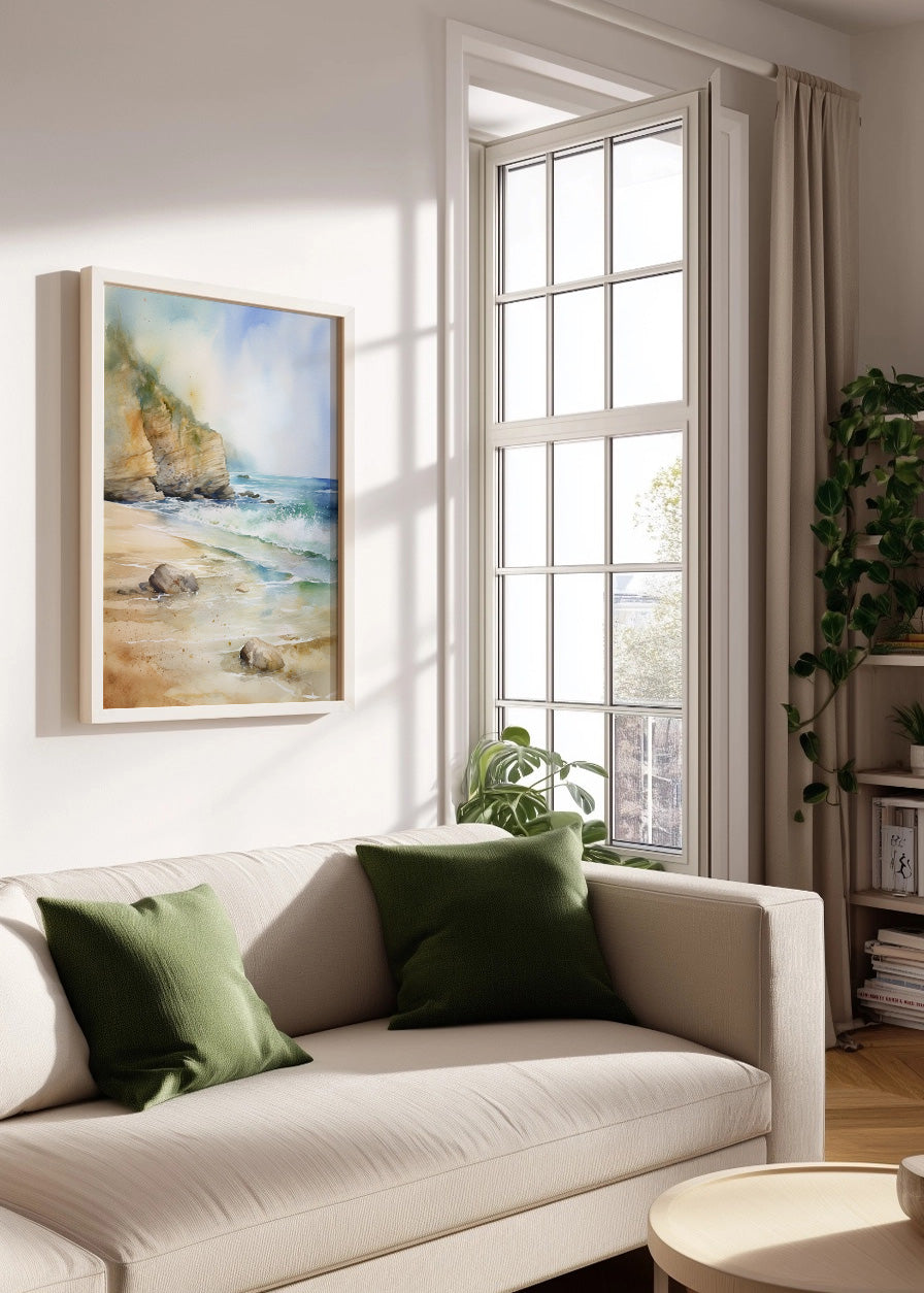 Cuadro ​Pintura de la playa