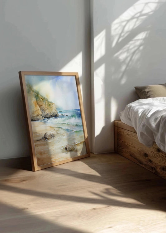 Cuadro ​Pintura de la playa
