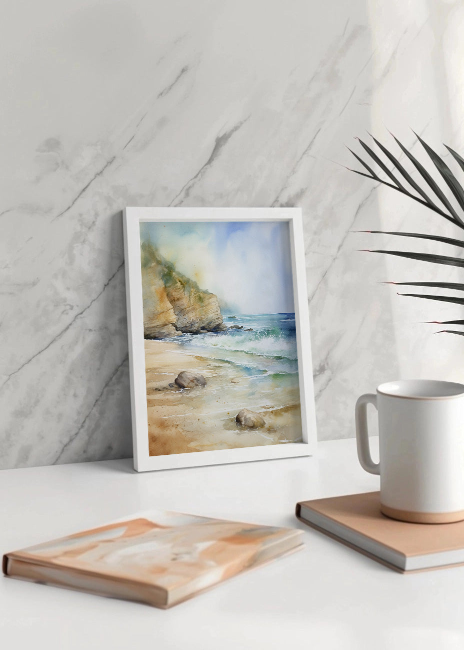 Cuadro ​Pintura de la playa