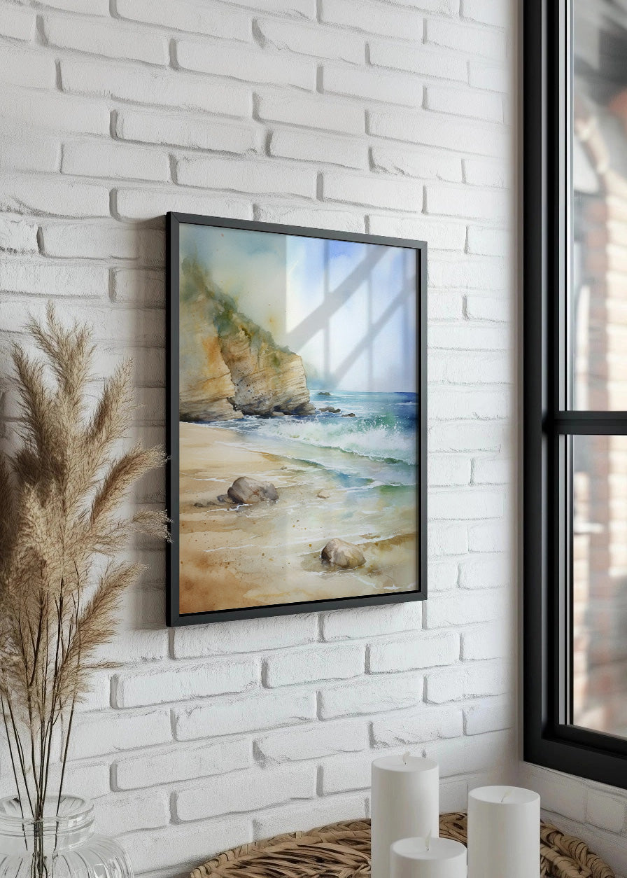 Cuadro ​Pintura de la playa