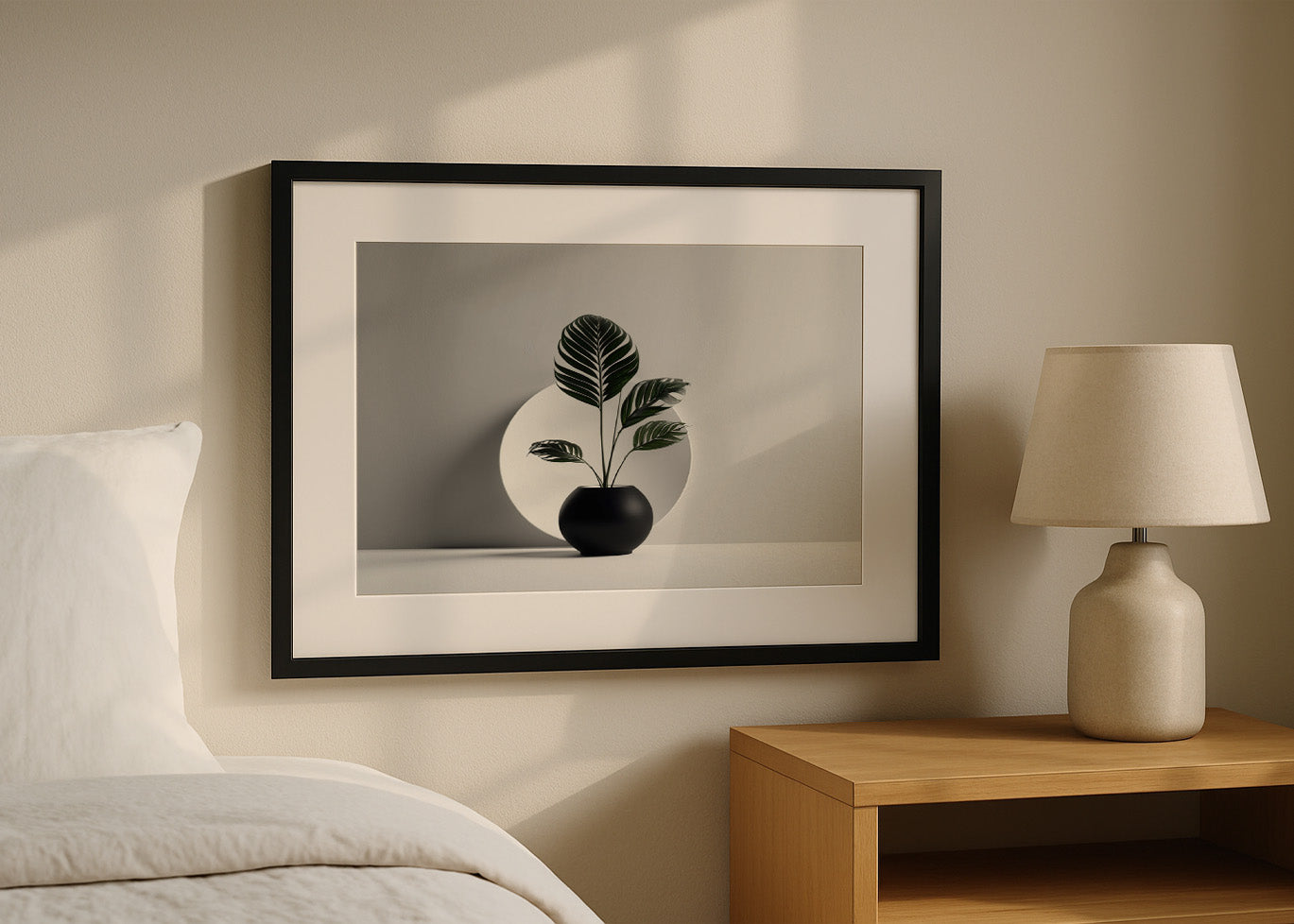Cuadro ​Plant (B&W)
