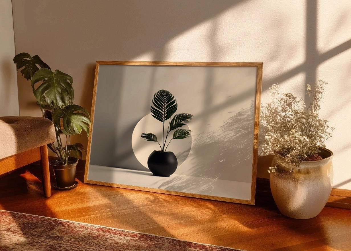 Cuadro ​Plant (B&W)