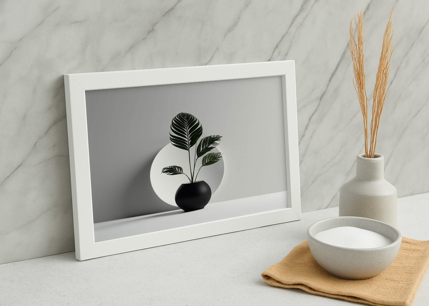 Cuadro ​Plant (B&W)