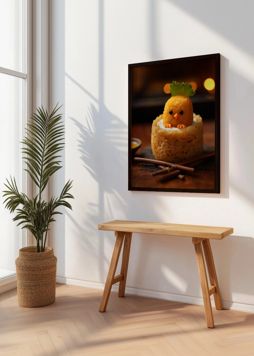Cuadro ​Pollito de arroz