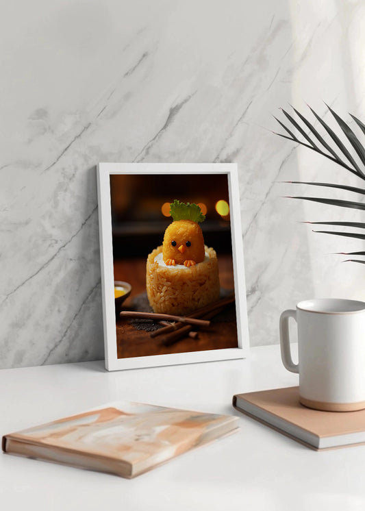 Cuadro ​Pollito de arroz