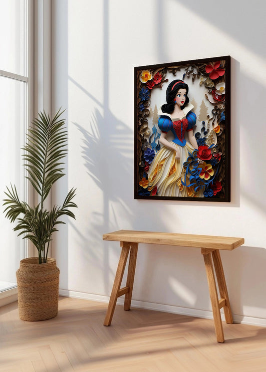 Cuadro ​Princesa vestida de Blancanieves