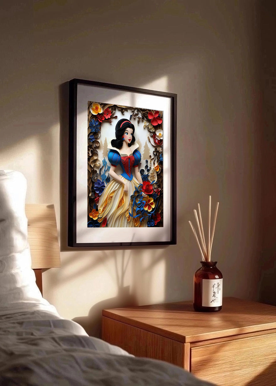 Cuadro ​Princesa vestida de Blancanieves