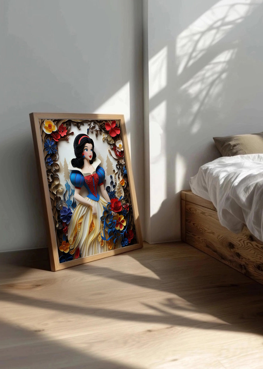 Cuadro ​Princesa vestida de Blancanieves