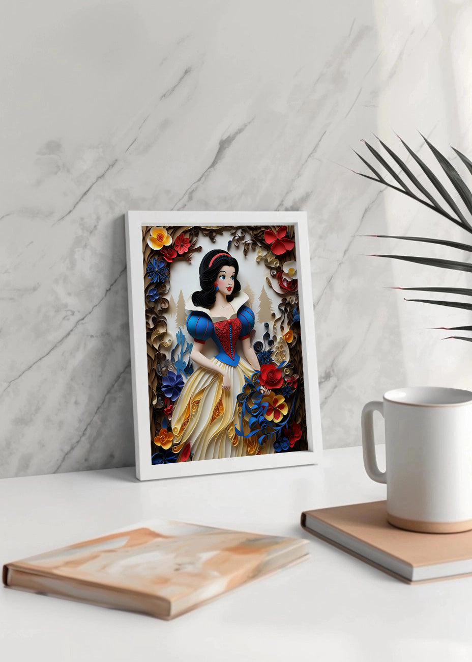 Cuadro ​Princesa vestida de Blancanieves